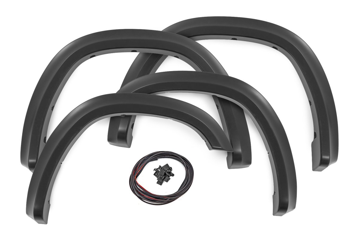 Ram 1500 Fender Flares - Rough Country - Sport - Granite Crystal - '25-'26